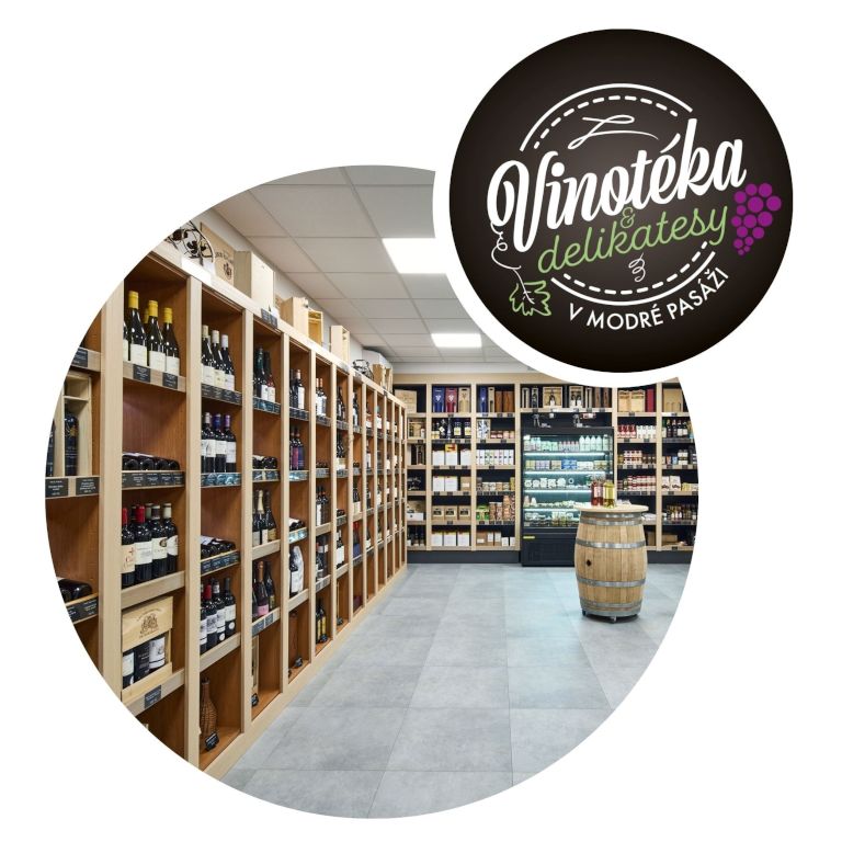 Logo Vinotéka v modré pasáži (GOSMIT)