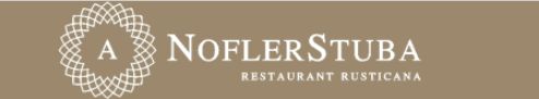 Logo Nofler Stuba – Ristorante Rusticana